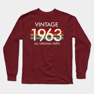 Vintage 1963 All Original Parts Long Sleeve T-Shirt